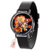 Goku Dragon Ball Z Anime Leather Band Wrist Watch Moon Clouds Style