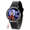 Goku Ultra Instinct Dragon Ball Z Anime Leather Band Wrist Watch Moon Clouds Style