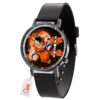 Yamcha Dragon Ball Z Anime Leather Band Wrist Watch Moon Clouds Style