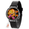 Orange Piccolo Dragon Ball Z Anime Leather Band Wrist Watch Moon Clouds Style