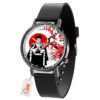 Gyomei Himejima Demon Slayer Anime Leather Band Wrist Watch Japan Cherry Blossom