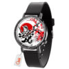 Tanjiro Demon Slayer Anime Leather Band Wrist Watch Japan Cherry Blossom