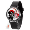 Giyu Tomioka Demon Slayer Anime Leather Band Wrist Watch Japan Cherry Blossom