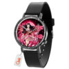 Nezuko Demon Slayer Anime Leather Band Wrist Watch Moon Clouds Style