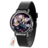 Tengen Uzui Demon Slayer Anime Leather Band Wrist Watch Moon Clouds Style