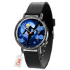 Sanji One Piece Anime Leather Band Wrist Watch Moon Clouds Style