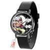 Whitebeard One Piece Anime Leather Band Wrist Watch Moon Clouds Style