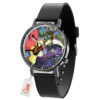 Sheeta and Pazu Castle In The Sky Anime Leather Band Wrist Watch