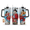 Monkey D. Luffy Wano Arc 40oz Anime Tumbler Cup With Handle Custom Anime Cup