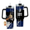 Erwin Smith 40oz Anime Tumbler Cup With Handle Custom Anime Cup