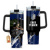 Eren Yeager 40oz Anime Tumbler Cup With Handle Custom Anime Cup