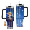 Aquamarine Hoshino 40oz Anime Tumbler Cup With Handle Custom Anime Cup