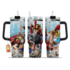 Monkey D. Luffy Dressrosa Arc 40oz Anime Tumbler Cup With Handle Anime Accessories