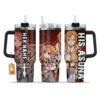 His Asuna 40oz Anime Tumbler Cup With Handle Custom Name Anime Valentine Cup