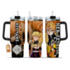 Her Zenitsu 40oz Anime Tumbler Cup With Handle Custom Name Anime Valentine Cup