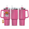 Monkey D. Luffy 40oz Pink Anime Tumbler Cup Personalized Name