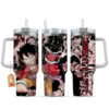 Monkey D Luffy Anime 40oz Anime Tumbler Cup With Handle Custom Manga Art Personalized Name