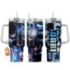 Dabi (Blueflame) 40oz Anime Tumbler Cup With Handle Custom Manga Art Personalized Name