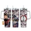 Douma 40oz Anime Tumbler Cup With Handle Custom Manga Art Personalized Name