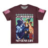 Hooktab No Guns Life Streetwear Anime T-Shirt