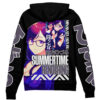 Minakata Hizuru Summer Time Rendering Streetwear Otaku Cosplay Anime Zip Hoodie