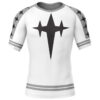 Hooktab Kill la Kill Three Star Goku Uniform Short Sleeve Rash Guard Compression Shirt Cosplay Anime Gym Shirt