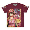 Hooktab Monkey D. Luffy V3 One Piece Anime T-Shirt