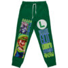 Luigi Super Mario Streetwear Otaku Cosplay Anime Sweatpants