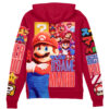 Mario Super Mario Streetwear Otaku Cosplay Anime Zip Hoodie