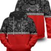 Mugiwara Paisley Hoodie One Piece Hoodie Anime Hoodie