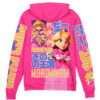 Peach Super Mario Streetwear Otaku Cosplay Anime Zip Hoodie