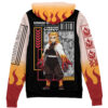 Kyojuro Rengoku Demon Slayer Streetwear Otaku Cosplay Anime Zip Hoodie