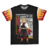 Hooktab Kyojuro Rengoku Demon Slayer shirt Streetwear Anime T-Shirt