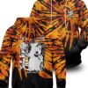 Rengoku Tie Dye Hoodie Demon Slayer Hoodie Anime Hoodie