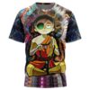 Hooktab Rick and Morty Trippy Enlightened Morty Anime T-Shirt