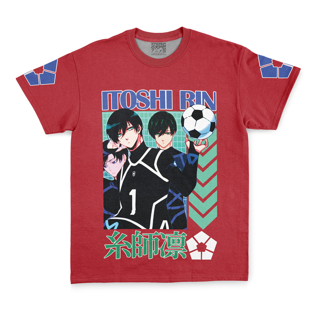 Hooktab Itoshi Rin Blue Lock Anime T-Shirt