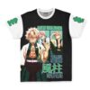 Hooktab Sanemi Shinazugawa V2 Demon Slayer shirt Streetwear Anime T-Shirt