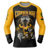 Hooktab Sweep the Leg Cobra Kai Long Sleeve Rash Guard Compression Cosplay Anime Gym Shirt