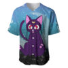 Luna Cat Baseball Jersey Sailor Moon Baseball Jersey Anime Baseball Jersey