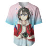 Yuzuru Nishimiya Baseball Jersey A Silent Voice Baseball Jersey Anime Baseball Jersey