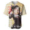 Kaguya Shinomiya Baseball Jersey Kaguya-sama: Love Is War Baseball Jersey Anime Baseball Jersey