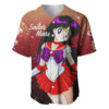 Sailor Mars Rei Hino Baseball Jersey Sailor Moon Baseball Jersey Anime Baseball Jersey