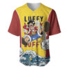 Luffy Baseball Jersey One Piece Baseball Jersey Anime Baseball Jersey