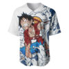 Luffy Baseball Jersey One Piece Baseball Jersey Anime Baseball Jersey