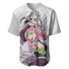 Mitsuri Kanroji Baseball Jersey Demon Slayer Baseball Jersey Anime Baseball Jersey