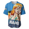 Cat Burglar Nami Baseball Jersey One Piece Baseball Jersey Anime Baseball Jersey