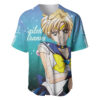 Sailor Uranus Haruka Tenoh Baseball Jersey Sailor Moon Baseball Jersey Anime Baseball Jersey