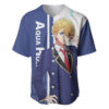 Aquamarine Hoshino Baseball Jersey Oshi no Ko Baseball Jersey Anime Baseball Jersey