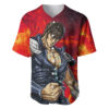 Fist of the North Baseball Jersey Fist of the North Star Baseball Jersey Anime Baseball Jersey