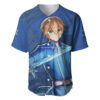 Eugeo Baseball Jersey Sword Art Online Baseball Jersey Anime Baseball Jersey